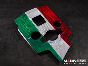 Alfa Romeo Giulia One Piece Complete Console Trim Kit - Carbon Fiber - Pre '20 - Italian Theme - Feroce Carbon